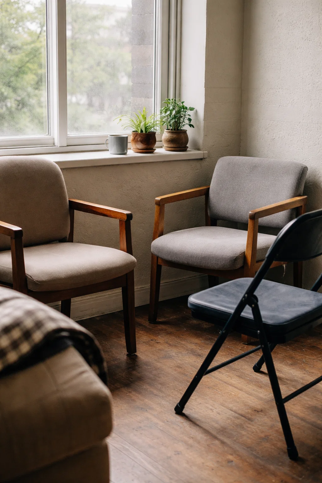 Soft, calm environment symbolising care and safety